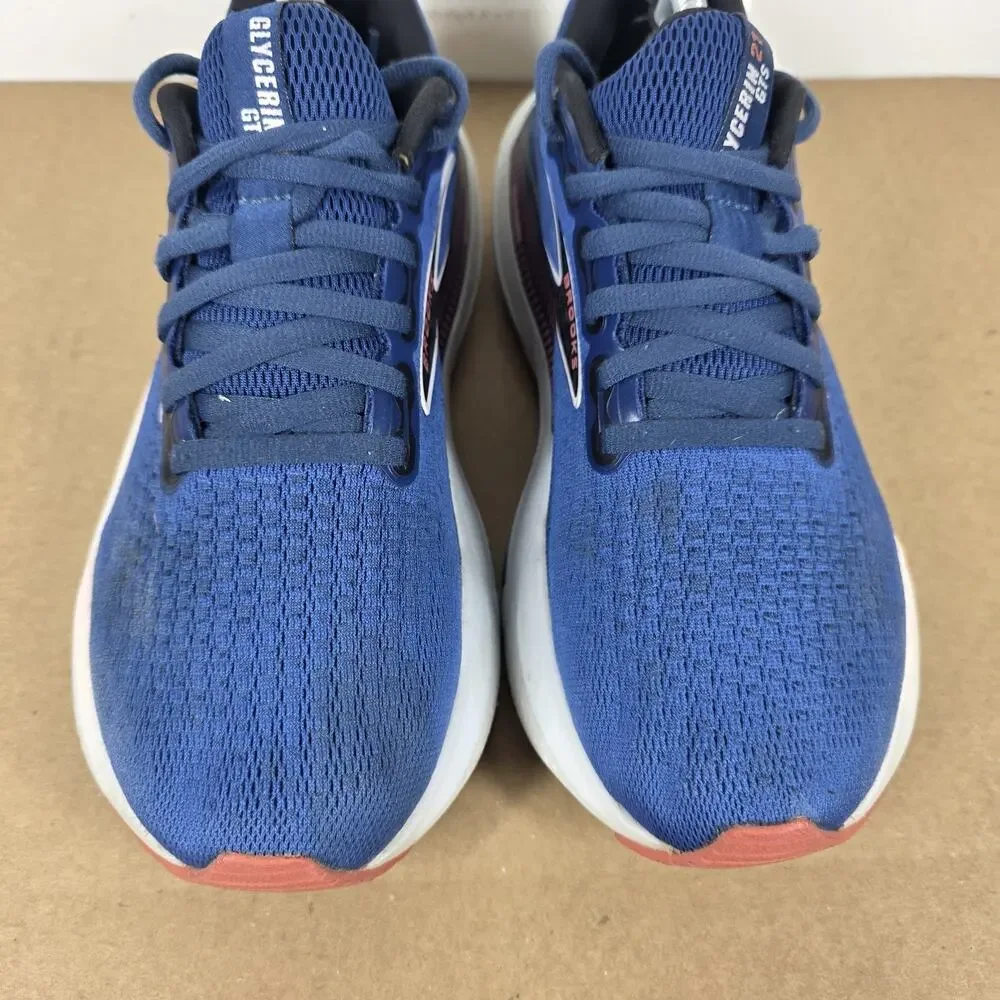 Brooks Glycerin 21 Blue Icy Pink Womens Blue Size 9 Running Shoes 1204091B496